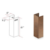 ZLINE 61"  Extended Chimney and Crown, 8KBH-E