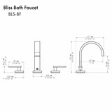 ZLINE Bliss Bath Faucet , BLS-BF-PG
