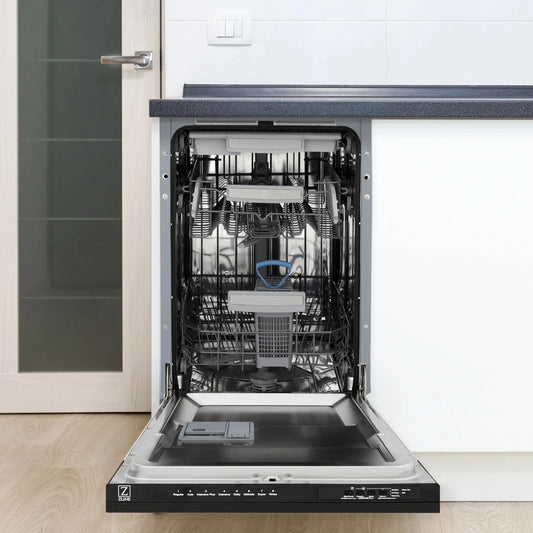 ZLINE Autograph 18" Dishwasher Black Stainless, Bronze, DWVZ-BS-18-CB