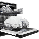 ZLINE Autograph 24" Dishwasher Black Stainless, DWVZ-BS-24-CB