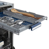 ZLINE Autograph 24" Dishwasher Black Stainless, DWVZ-BS-24-CB