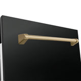 ZLINE Autograph 24" Dishwasher Black Stainless, DWVZ-BS-24-CB