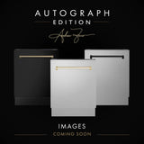 ZLINE Autograph 24" Dishwasher Black Stainless, DWVZ-BS-24-G