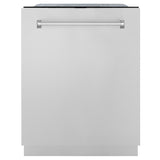 ZLINE Autograph 24" Stainless, Door & Handle Dishwasher, DWMT-304-24