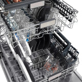 ZLINE Autograph Edition 24" Dishwasher Black Stainless, DWMTZ-BS-24-CB