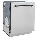 ZLINE Autograph Edition 24" Tall Tub Dishwasher DWMTZ-304-24-MB