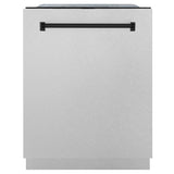 ZLINE Autograph Edition 24" Tall Tub Dishwasher DWMTZ-SN-24-MB