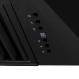 ZLINE Black Stainless Steel Range Hood with Black Stainless Steel Handle - BS655-30-BS