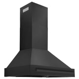 ZLINE Black Stainless Steel Range Hood with Black Stainless Steel Handle - BS655-30-BS