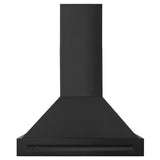 ZLINE Black Stainless Steel Range Hood with Black Stainless Steel Handle - BS655-36-BS