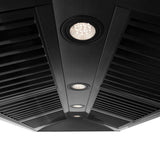 ZLINE Black Stainless Steel Range Hood with Black Stainless Steel Handle - BS655-48-BS