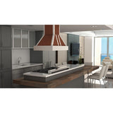 ZLINE 30" Copper Finish Island Range Hood, 655i-CSSSS-30