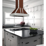ZLINE 30" Copper Finish Island Range Hood, 655i-CSSSS-30