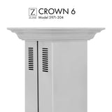 ZLINE Crown Molding #6 For Island Range Hood CM6-597i-304