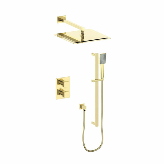 ZLINE Crystal Bay Thermostatic Shower System CBY-SHS-T2-PG