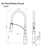 ZLINE Da Vinci Kitchen Faucet DAV-KF-BN