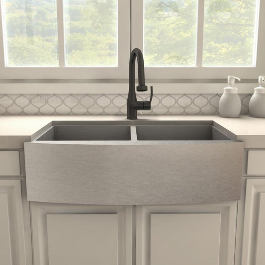 ZLINE Dali Kitchen Faucet in Electric Matte Black, DAL-KF-MB