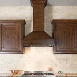 ZLINE 30" Wooden Wall Mount Range Hood in Walnut and Hamilton - Includes Motor 329WH-30