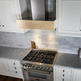 ZLINE 30" Wooden Wall Mount Range Hood, Butcher Block, 681M-30