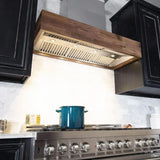 ZLINE 48" Wooden Wall Mount Range Hood Butcher Block, 681W-48