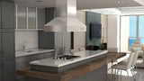 ZLINE Dual Remote Blower Island Mount Range Hood in Stainless Steel 697i-RD-36