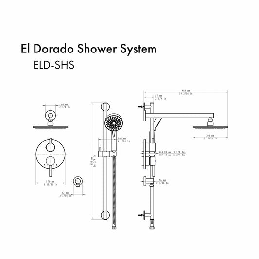 ZLINE El Dorado Shower System ELD-SHS-BN