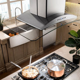 ZLINE Farmhouse 36" Double Bowl Apron Sink Stainless Steel, SA50D-36
