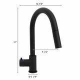 ZLINE Gemini Touchless Kitchen Faucet GEM-KFS-MB