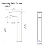 ZLINE Heavenly Bath Faucet in Chrome, HVN-BF-PG