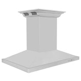 Zline Island Mount Range Hood in Stainless Steel with Built-in ZLINE CrownSound™ Bluetooth Speakers GL2iCRN-BT-42