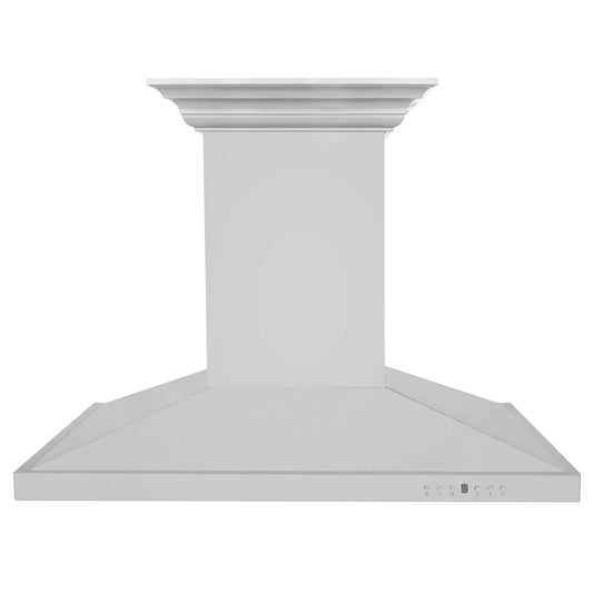 Zline Island Range Hood, Stainless, Bluetooth Speakers GL2iCRN-BT-30