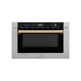 ZLine Microwave Drawer, DuraSnow and Gold MWDZ-1-SS-H-G