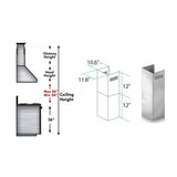ZLINE Short Kit for 8' Ceilings, SK-696
