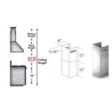 ZLINE Short Kit for 8' Ceilings, SK-KF1