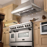 ZLINE 48" Remote Blower Stainless Steel Wall Range Hood, 687-RS-48-400