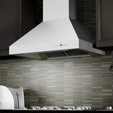ZLINE 36" Remote Blower Wall Mount Range Hood in Stainless Steel, 697-RS-36-400
