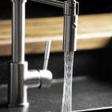 ZLINE Voltaire Kitchen Faucet, Brushed Nickel, VLT-KF-BN