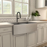 ZLINE Voltaire Kitchen Faucet, Electric Matte Black, VLT-KF-MB