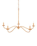 Saxon Small Tan Chandelier