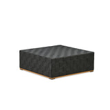 PURPLE LEAF Griffin Black Patio Conversation Set Modular Sectional Sofa Components