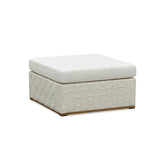 PURPLE LEAF Griffin White Patio Conversation Set Modular Sectional Sofa Components