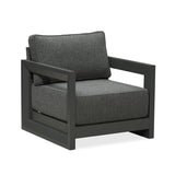 PURPLE LEAF Caesar Grey Patio Conversation Set Modular Sectional Sofa Components