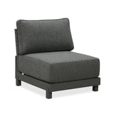 PURPLE LEAF Caesar Grey Patio Conversation Set Modular Sectional Sofa Components