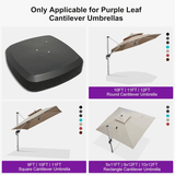 PURPLE LEAF OPEN BOX Patio Umbrella Base with Wheels ZYBASE-8