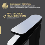 ANZZI Contemporary Single Hole Faucet, Low Arc Spout (6.34" H), 1.2 GPM Water-Saving, Durable Brass Construction, Rhino-Alloy Certified, Various Finishes
