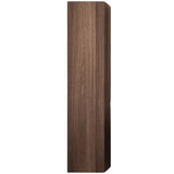 ANZZI Wall Mounted Side Storage Cabinet (55" H x 12" W x 9" D), Composite Wood, 4 Sturdy Shelves, Rust-Resistant Aluminum Chassis